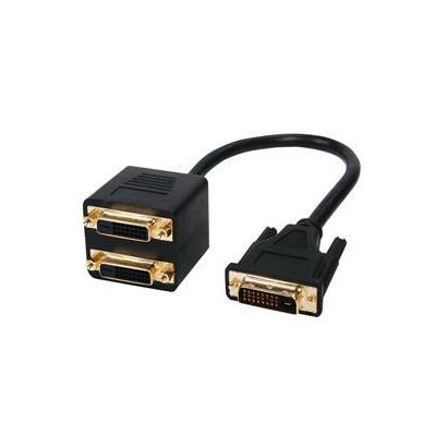 Valueline Splitter kabel DVI-D naar 2x DVI-D M/F 0,20m