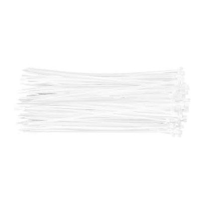 Tie-wrap/kabelbinders 20cm à 100 stuks transparant