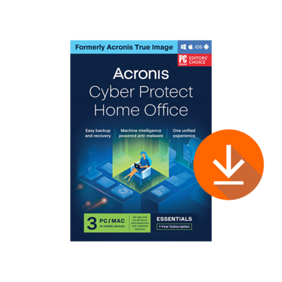 Acronis Cyber Protect Home Office Essential 3PC/1jr Download