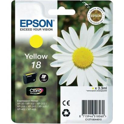 Epson 18 Caria Home geel inktcartridge