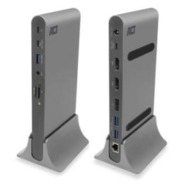ACT AC7047 USB-C 3 monitoren HDMI multiport adapter