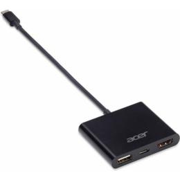Acer 3-in-1 USB-C naar USB-A, DP en HDMI adapter
