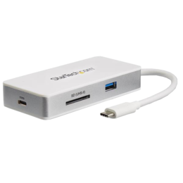 StarTech USB-C 4-in-1 multiport adapter 4K/SD-lezer/HDMI/Gbe