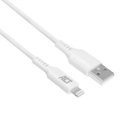 ACT USB naar Lightning kabel 2 meter wit