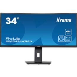 34" iiyama XCB3494WQSN-B5 Curved HMDI/DP/USB en KVM switch