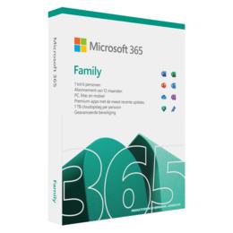 Microsoft 365 Family 6 gebruikers 1 jaar