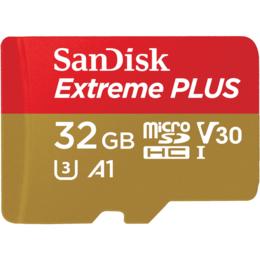 Sandisk extreme Plus microSDHC 32GB + SD adapter