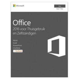 Office MAC 2016 Thuis en Zelfstandigen 1-PC (Download)