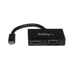 StarTech 2-in-1 Mini DP naar VGA of HDMI adapter zwart