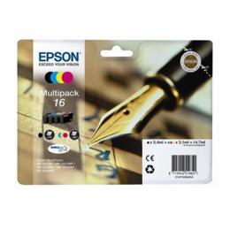 Epson 16 multipack zwart/cyaan/magenta/geel