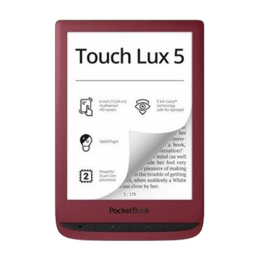 PocketBook Touch Lux 5 e-Reader rood