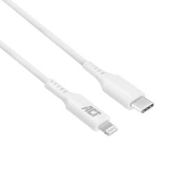 ACT USB-C naar Lightning kabel 1 meter wit