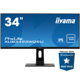 34" iiyama XUB3493WQSU-B1 ADS-IPS 4ms 2xHDMI//DP/USB