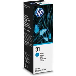 HP 31 cyaan inktflesje