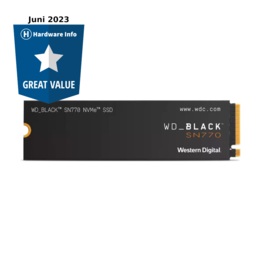 WD Black SN770 NVMe 2TB SSD M.2 WDS200T3X0E
