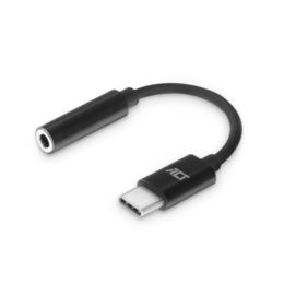 ACT USB-C naar 3,5mm Jack audiokabel adapter M/F