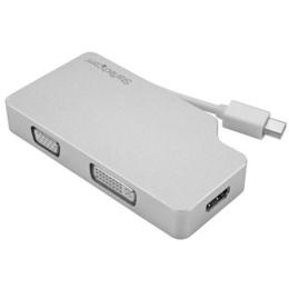 StarTech Mini-DP naar VGA, DVI, of HDMI 4K A/V reisadapter