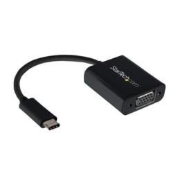 StarTech USB-C naar VGA adapter kabel zwart