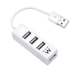 Ewent EW1122 4-poorts mini hub USB 2.0 wit
