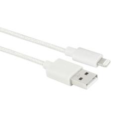 Ewent EW1278 USB-A naar lightning kabel Gecertificeerd 1m