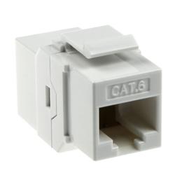 ACT Keystone koppelstuk RJ45 unshielded Cat6 wit