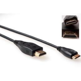 ACT HDMI kabel naar Mini HDMI 4K met ethernet M/M 2 meter