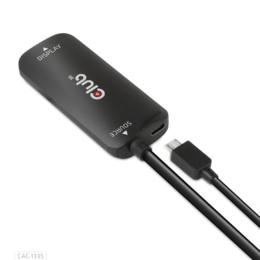 Club3D HDMI + Micro USB naar DP 4K120Hz actieve adapter M/F