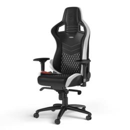 Noblechairs Epic Real leather gamestoel zwart/wit/rood