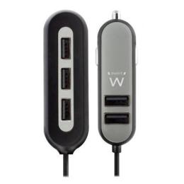 Ewent EW1355 5-poorts USB autolader lader (2+3) 10.8A