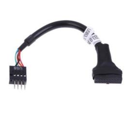 USB 3.0 19-pin naar USB 2.0 9-pin kabel F/M 20cm bulk