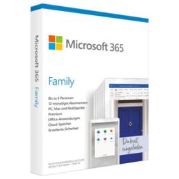 Microsoft 365 Family 6-PC/MAC 1 jaar (Download)