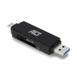 ACT AC6375 USB-A & USB-C Multi kaartlezer