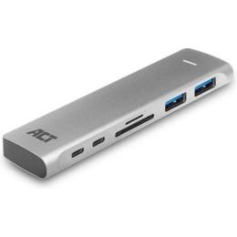 ACT USB-C Thunderbolt 3 naar HDMI 4K multiport adapter