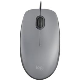 Logitech M110 stille muis mid gray