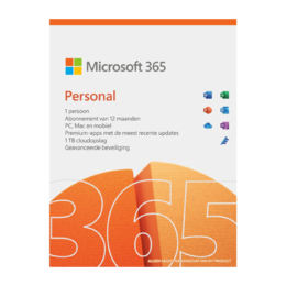 Microsoft 365 Personal 1 gebruiker 1 jaar P8