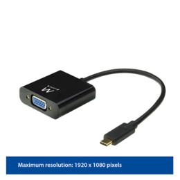 Ewent EW9821 USB-C naar VGA Externe Video adapter
