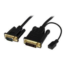 StarTech DVI-D naar VGA actieve adapterkabel M/M 1,8 meter