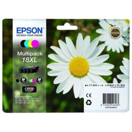 Epson 18XL multipack zwart/cyaan/magenta/geel