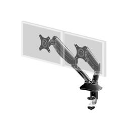 iiyama dubbele gasveer monitor arm tot 27" zwart