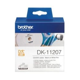 Brother DK-11207 CD/DVD label 58m Ø wit