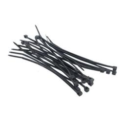 Tie-wrap/kabelbinders 10cm à 100 stuks zwart