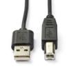 Valueline USB 2.0 A naar B kabel M/M 1m