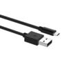 Ewent EW1279 Micro USB naar USB-A kabel 1 meter zwart