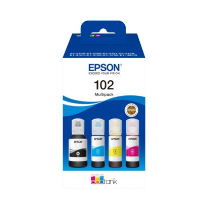 Epson 102 multipack zwart/cyaan/magenta/geel