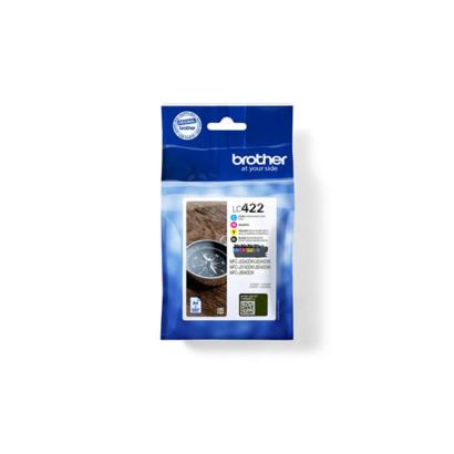 Brother LC-422VAL zwart/geel/cyaan/magenta