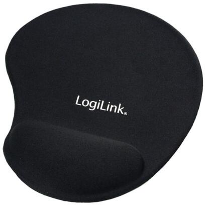LogiLink gel muismat met polssteun zwart