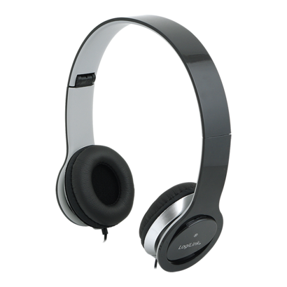 LogiLink Stereo High Quality koptelefoon zwart