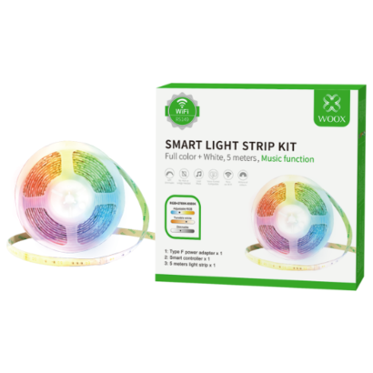 Woox R5149 Smart RGB Ledstrip kit 5 meter met muziek functie