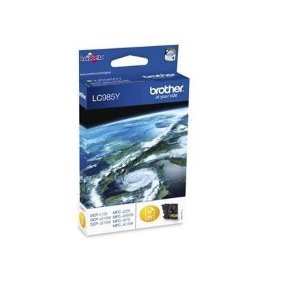Brother LC-985Y geel inktcartridge
