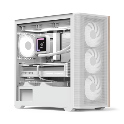 Aerocool D301A V2 behuizing wit/hout